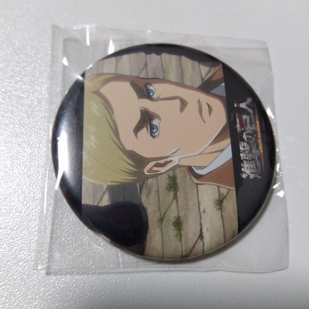 【進撃の巨人】エルヴィン 悔いなき選択 アニメイト 特典 缶バッジ
