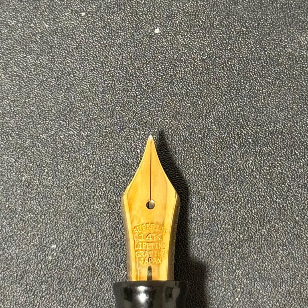 加藤製作所 万年筆 セルロイド ダークグリーン