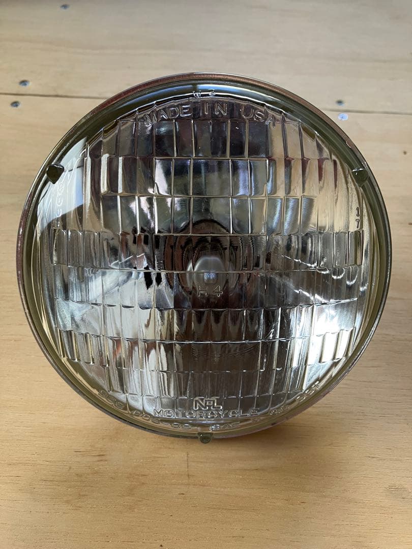 純正H4 FX XL 5-3/4 曲面レンズ ヘッドライト スポーツスター レア