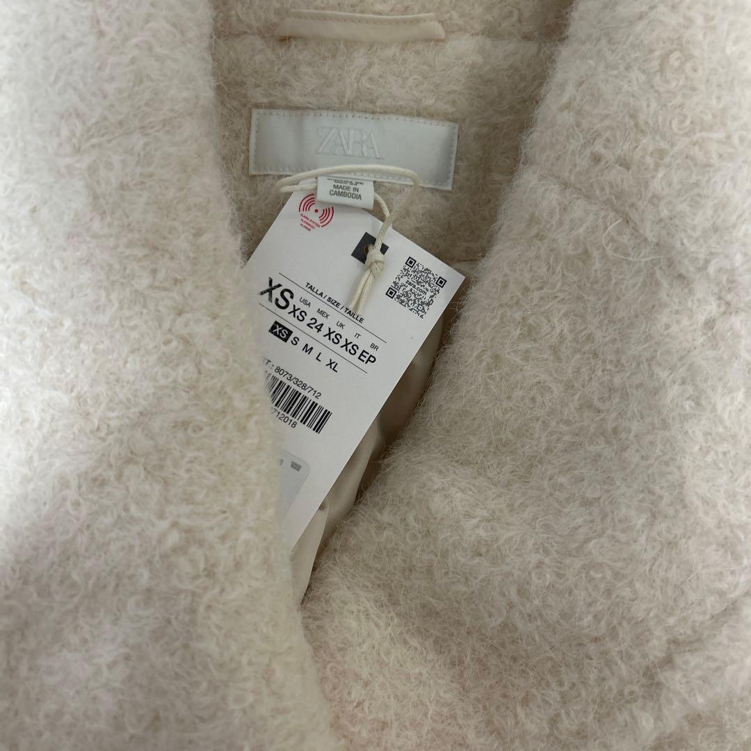 ブークレダブルブレストミディ丈コート　ZARA コート　XS