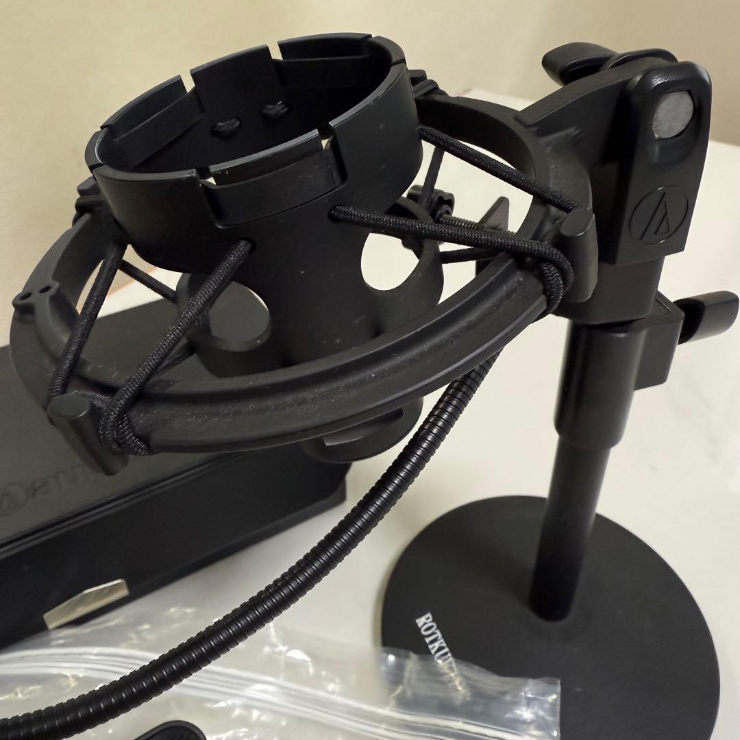 【美品】オーディオテクニカ AT4040 コンデンサーマイク スタンド・ケース付