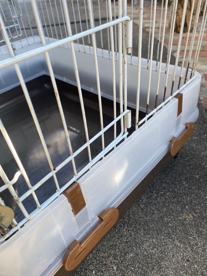 小動物用ケージドアとトレイ