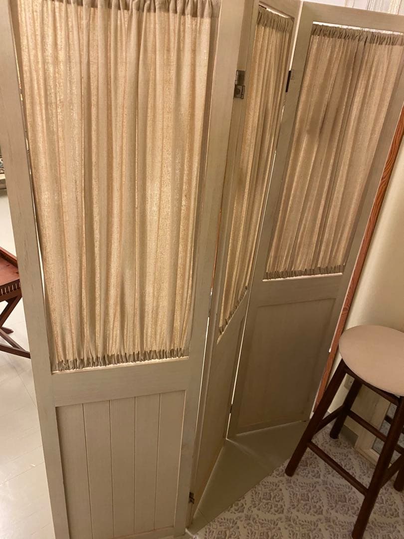 シャビー　おしゃれナチュラルパーテーション　間仕切り