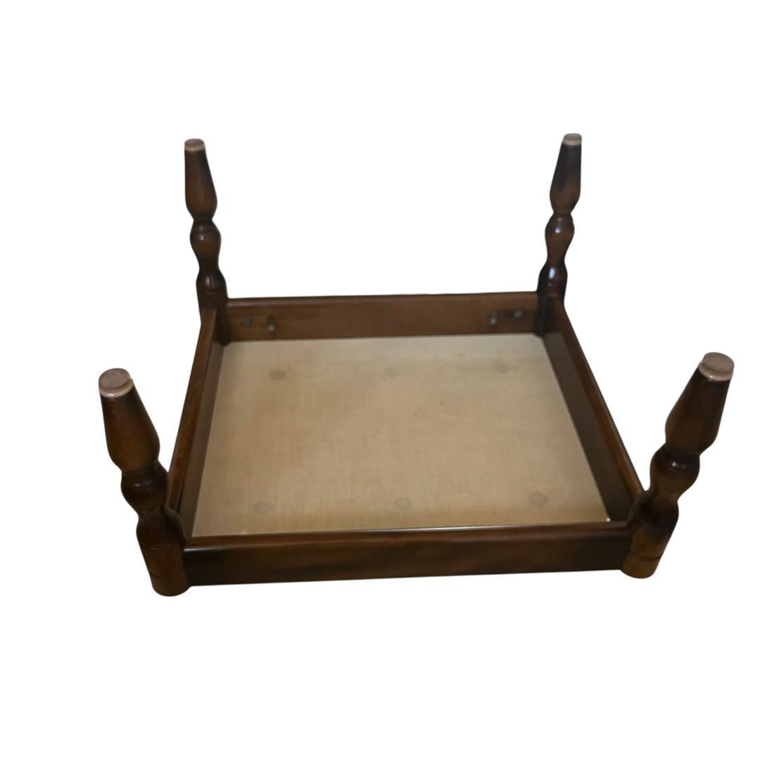 ✨【美品】✨　カリモク　オットマン　コロニアル　レトロ