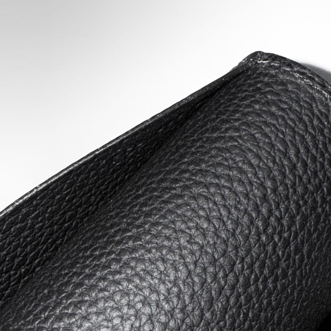 HERMES エルメス　EAジップ　A5 ノートカバー　トゴ　ブラック　メンズ