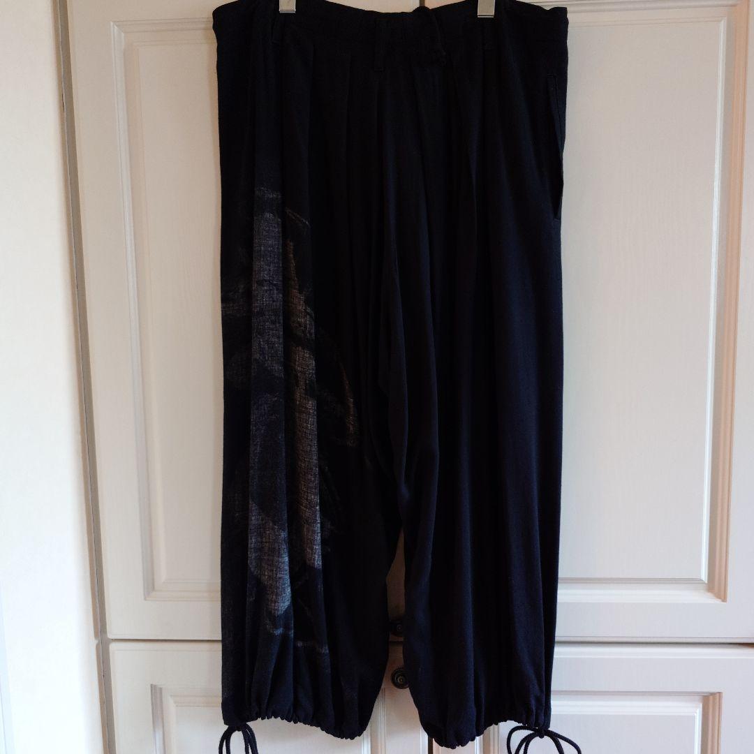 yohji yamamoto BLACK Scandal 抜染 バルーンパンツ