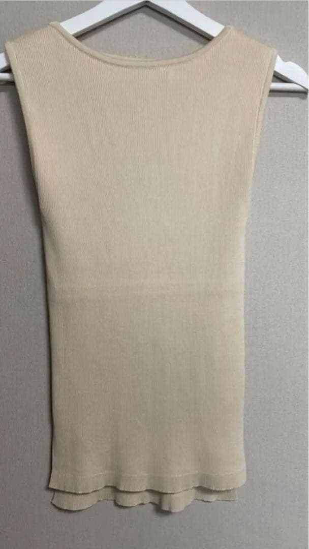 【美品】★オーラリー×ロンハーマン 別注 ギザボートネックノースリーブ　サイズ１