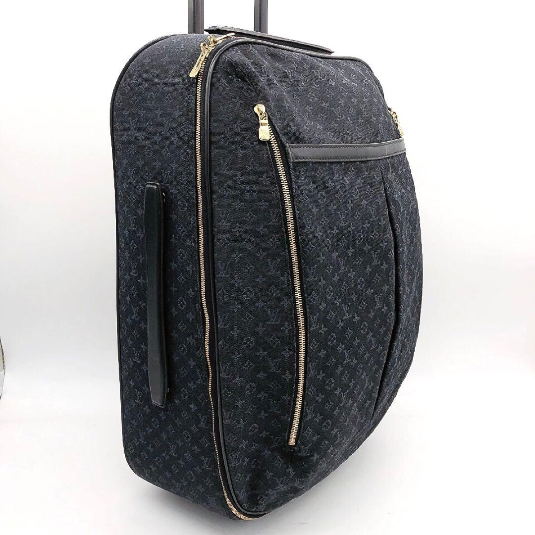 【LOUIS VUITTON】キャリーケース　モノグラムミニ　アネット　ネイビー