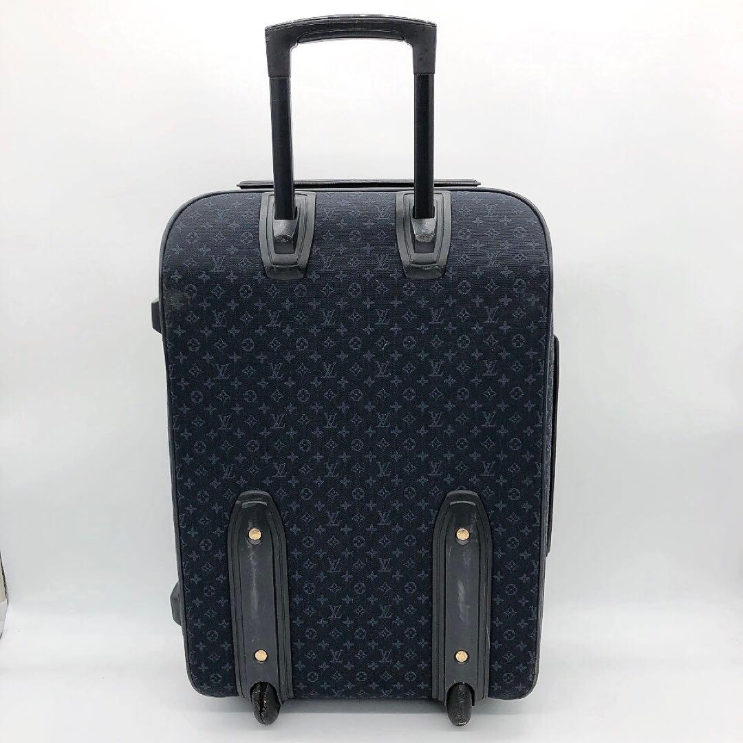 【LOUIS VUITTON】キャリーケース　モノグラムミニ　アネット　ネイビー