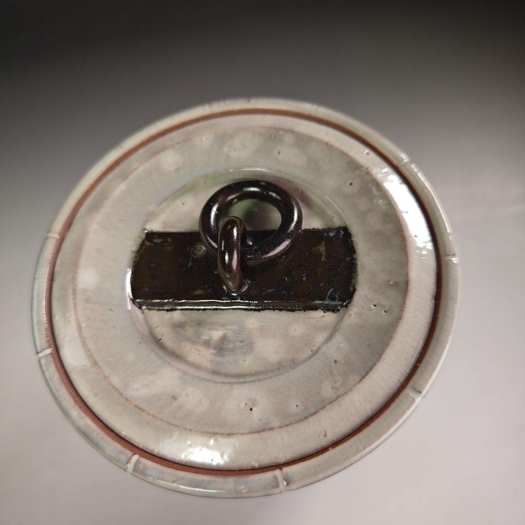 ウ297 水指『三代目　加藤利昇』『乾山写　釣瓶　水指　共箱』茶道具