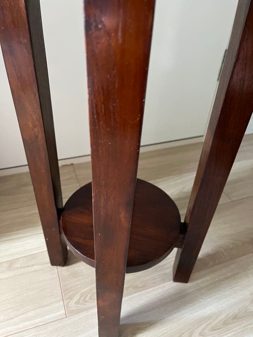 天然木　チーク　サイドテーブル30cm