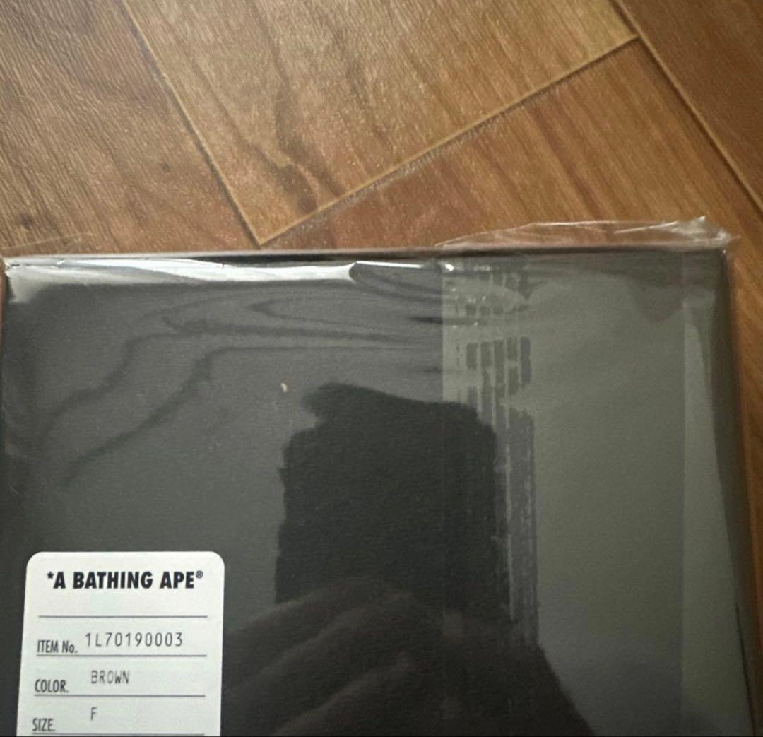 A BATHING APE ブラウン レザー キーケース