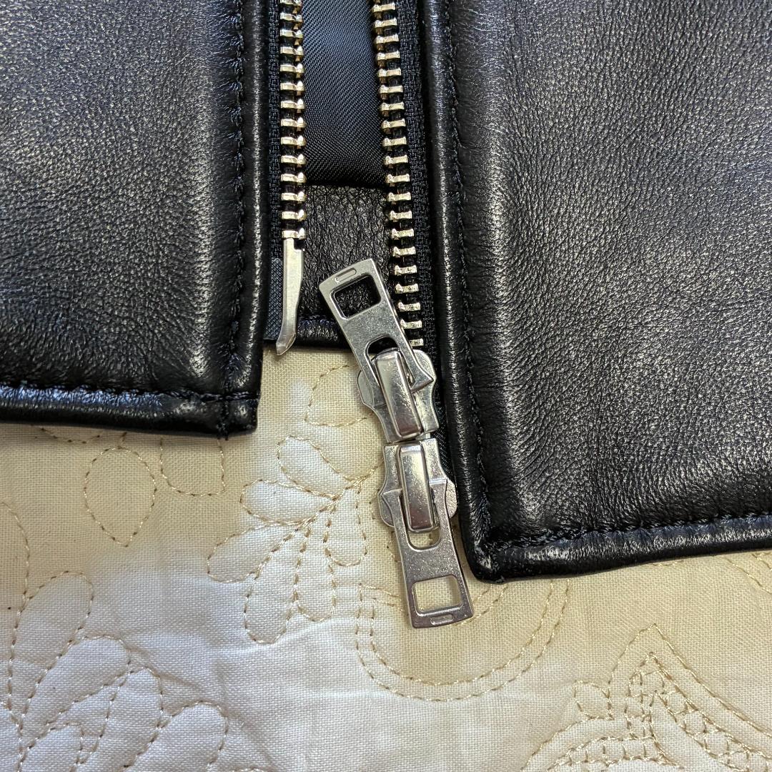 【即日発送】極美品 LIDNMリドム　シングルライダースジャケット　シープスキン