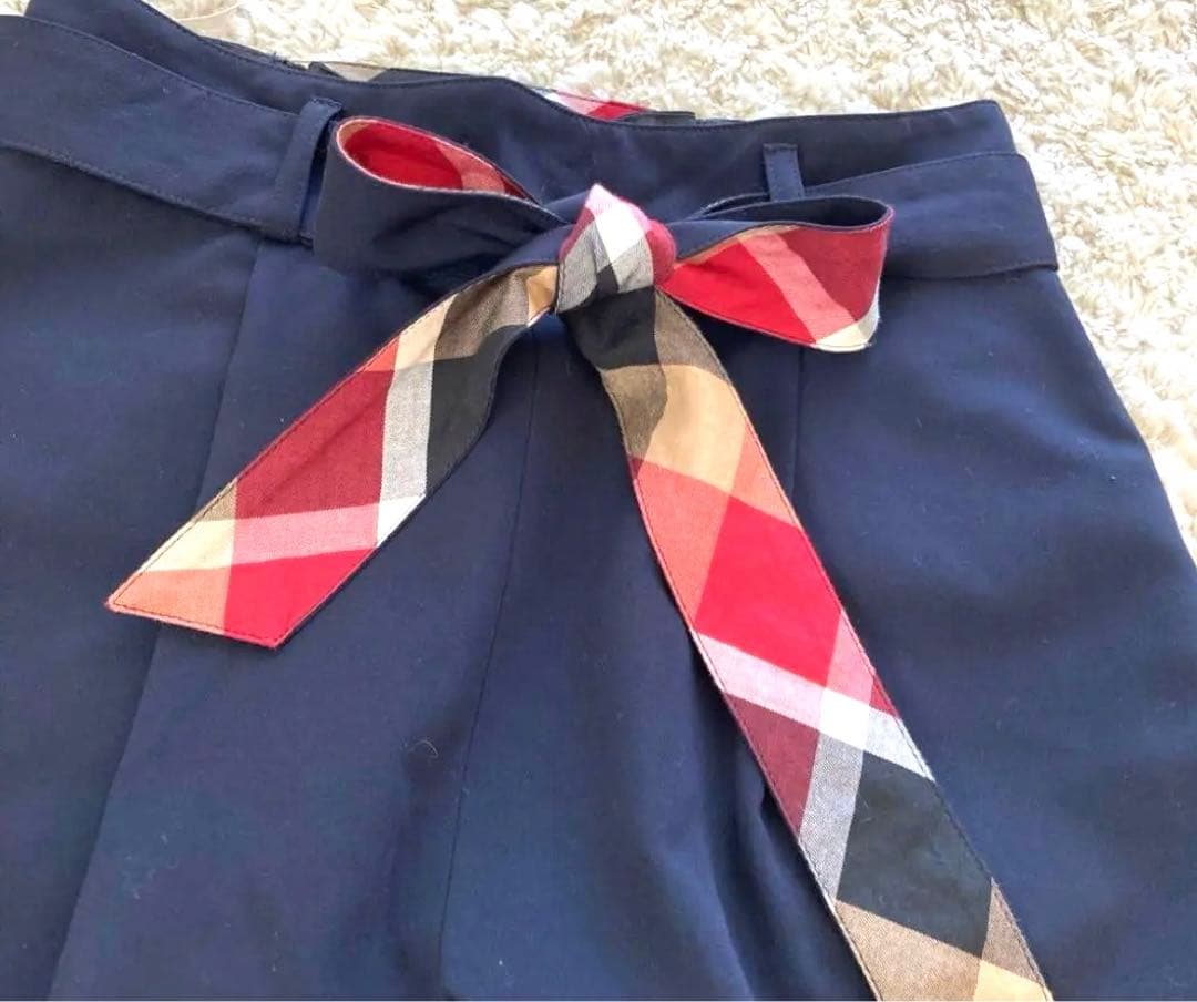 BLUE LABEL CRESTBRIGEブルーレーベル ワイドパンツ38美品