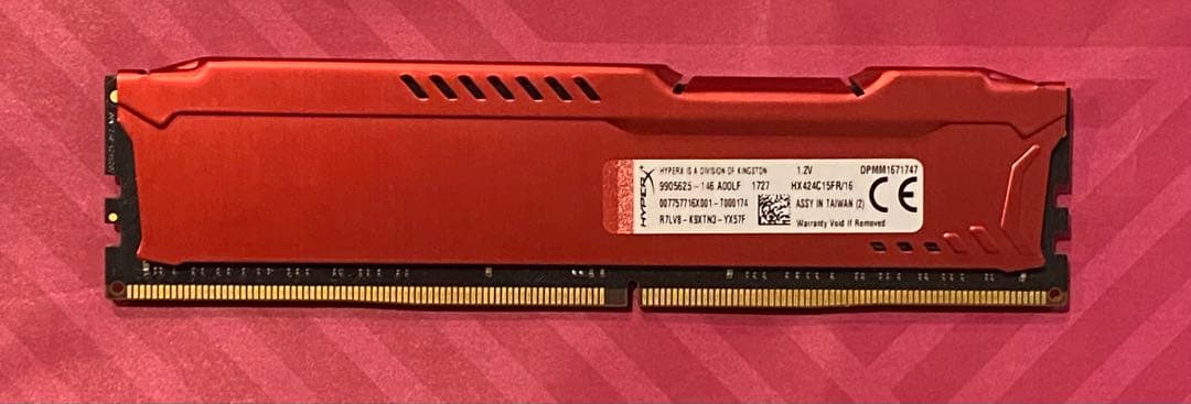 HyperX FURY DDR4 16GB メモリー