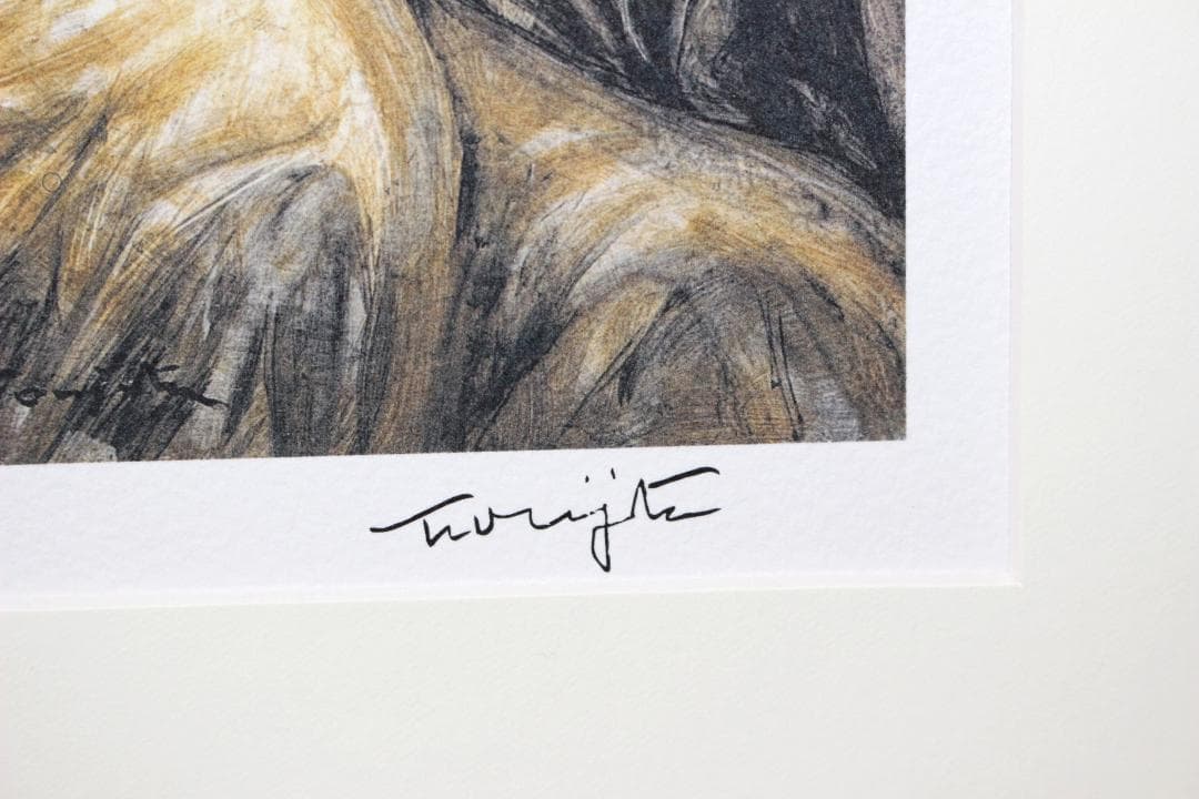 藤田嗣治 エスタンプリトグラフ「マドンナ」 150部限定