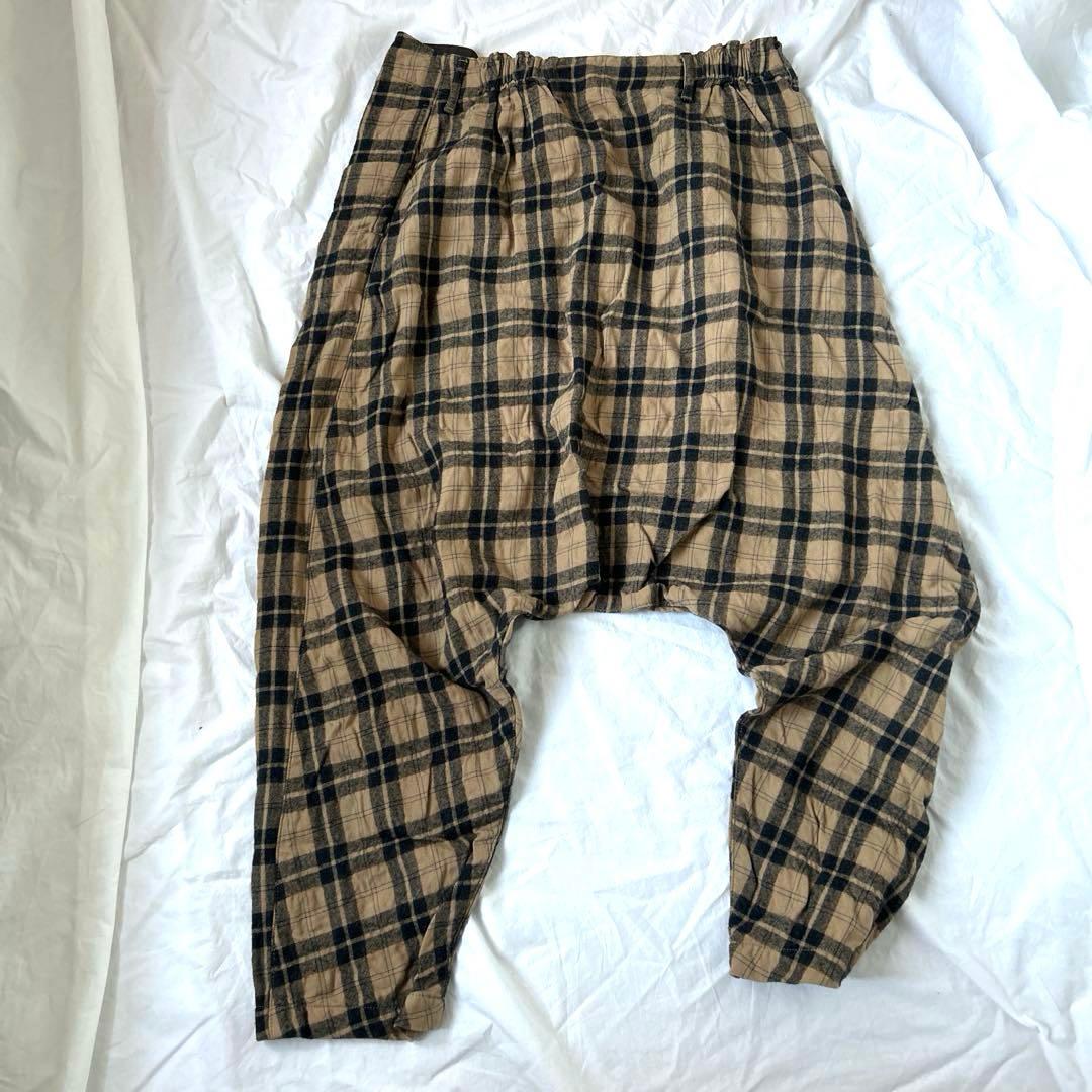 キャピタル　ウールタータンチェックサルエルパンツ サイズ1 KAPITAL