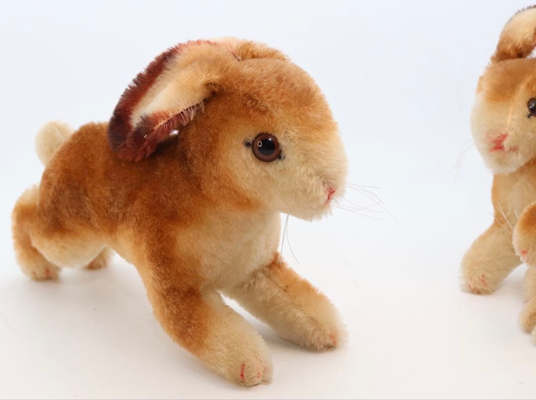 ビンテージ・シュタイフ・ラビット大中小3体セット 0135/17,14,08