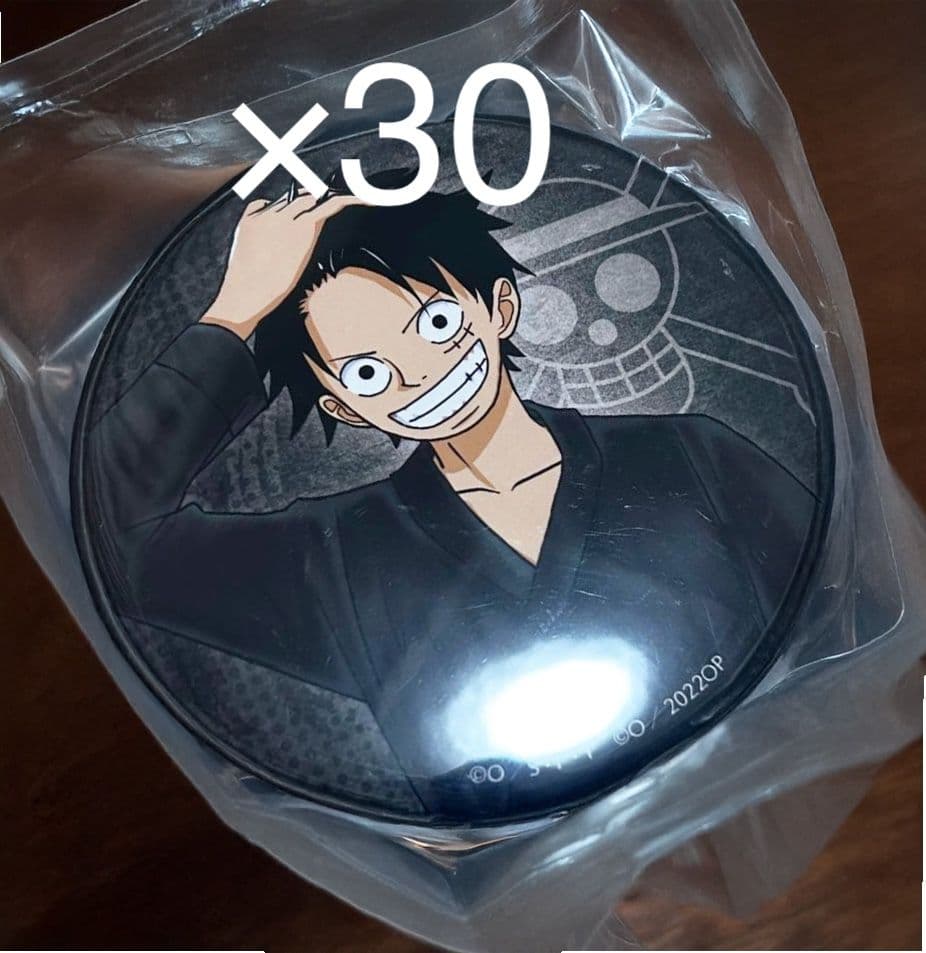ONEPIECE ワンピース ルフィ 極楽湯 缶バッジ 30点