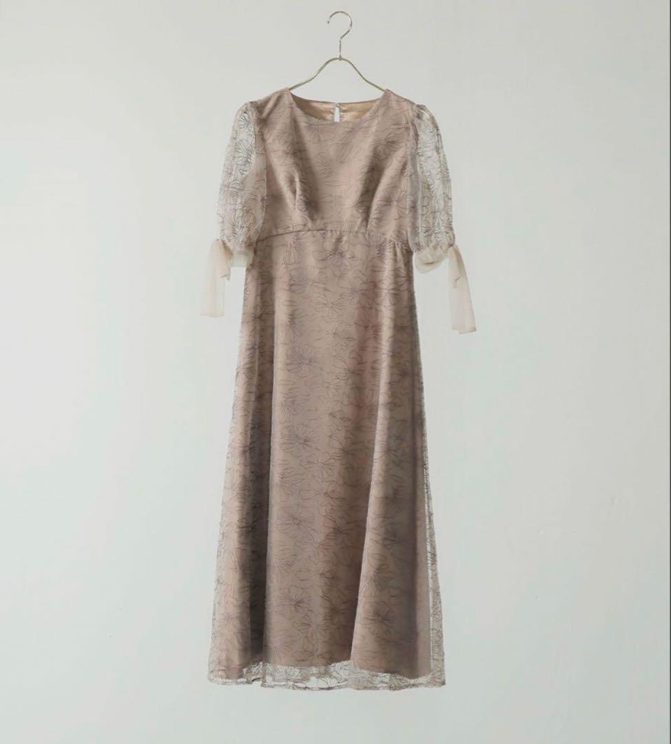 kana オケージョン結婚式パーティード レス Aラインワンピースレース