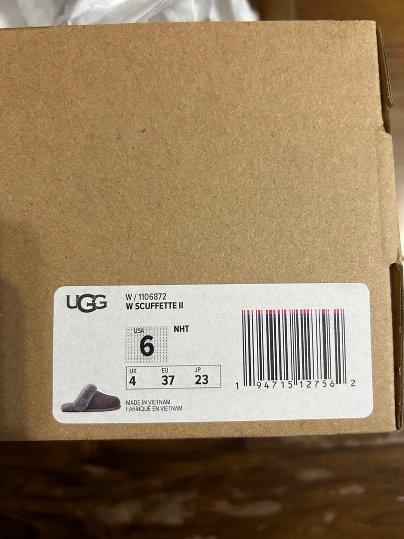 お値下 UGG 23㎝ ルームシューズ完全未使用品 W SCUFFETTE II
