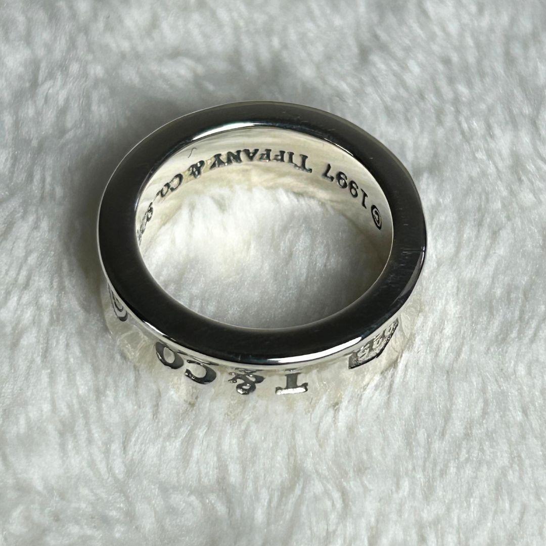 【極美品】ティファニー 1837 ナローリング 9.5号 SV925 保存袋