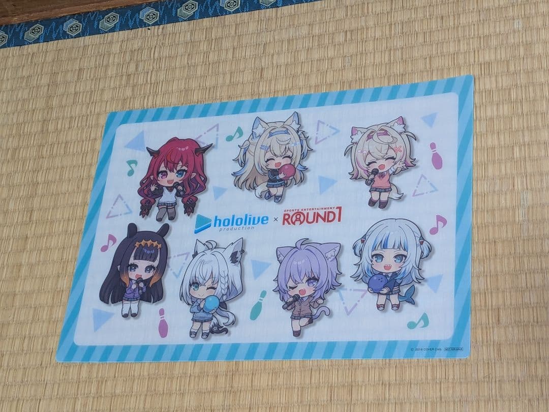 ホロライブ × ROUND1 クリアファイル 4枚入