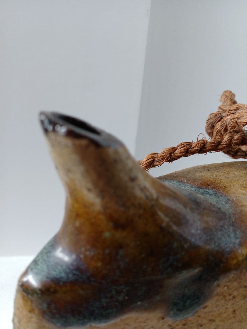 琉球壺屋焼　小橋川清正　抱瓶