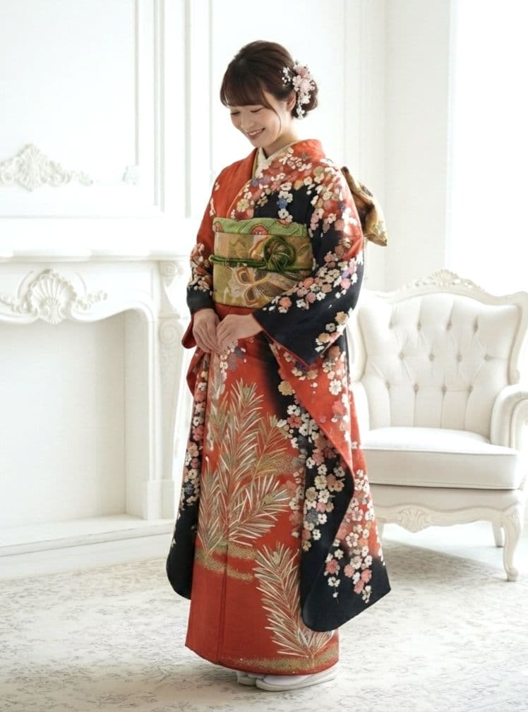 岩田専太郎　豪華振袖フルセット　美品　身丈161 裄 67