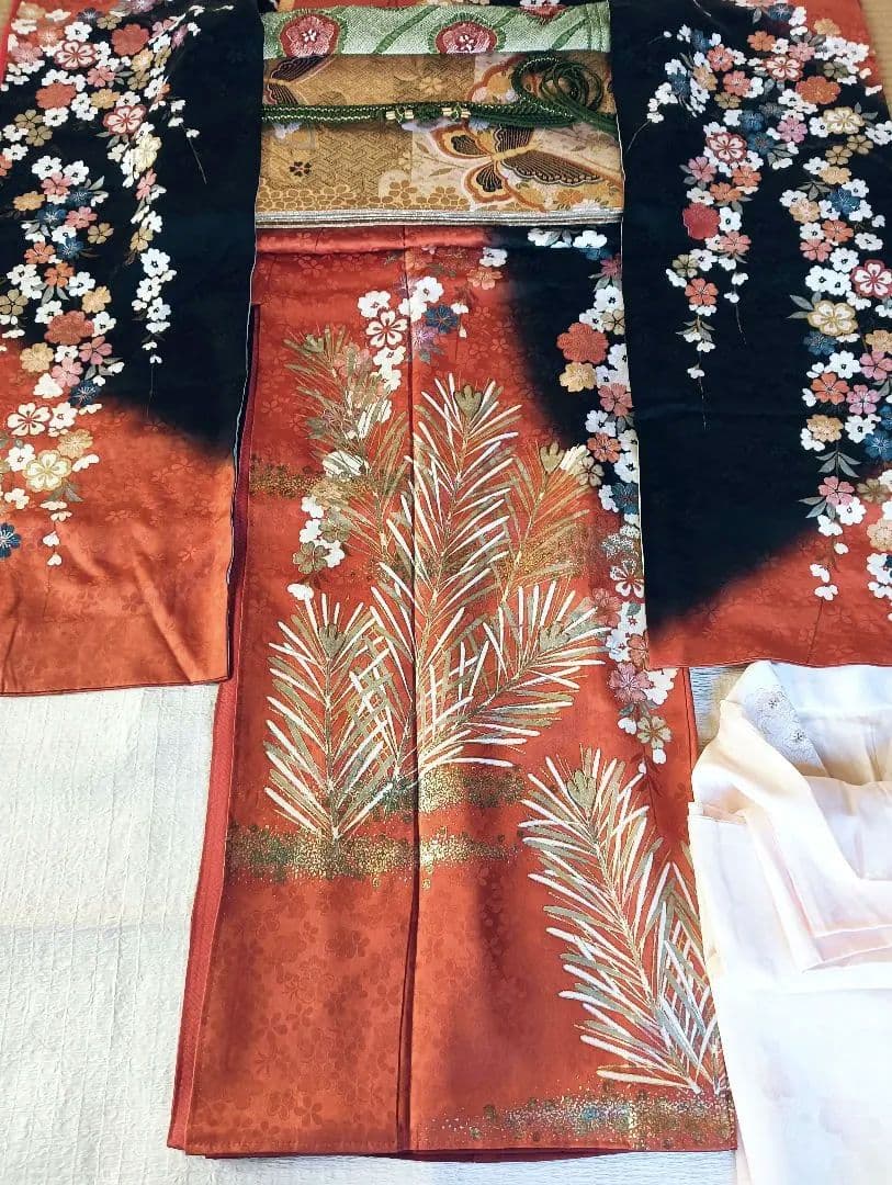 岩田専太郎　豪華振袖フルセット　美品　身丈161 裄 67