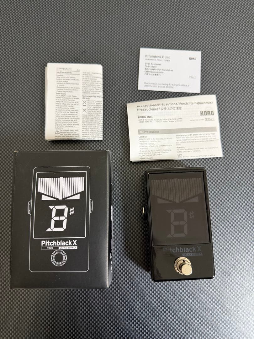 KORG Pitchblack X ペダルチューナー エフェクター
