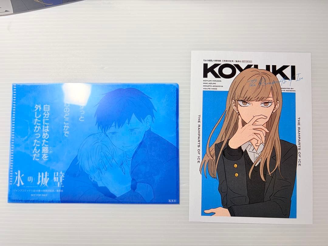 特典付きほぼ新品✨ 氷の城壁 全巻 1〜14 クリアファイル イラストカード