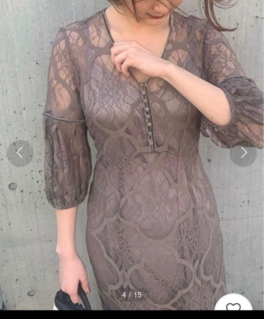 fray id レース　ワンピース　オケージョンドレス　美品