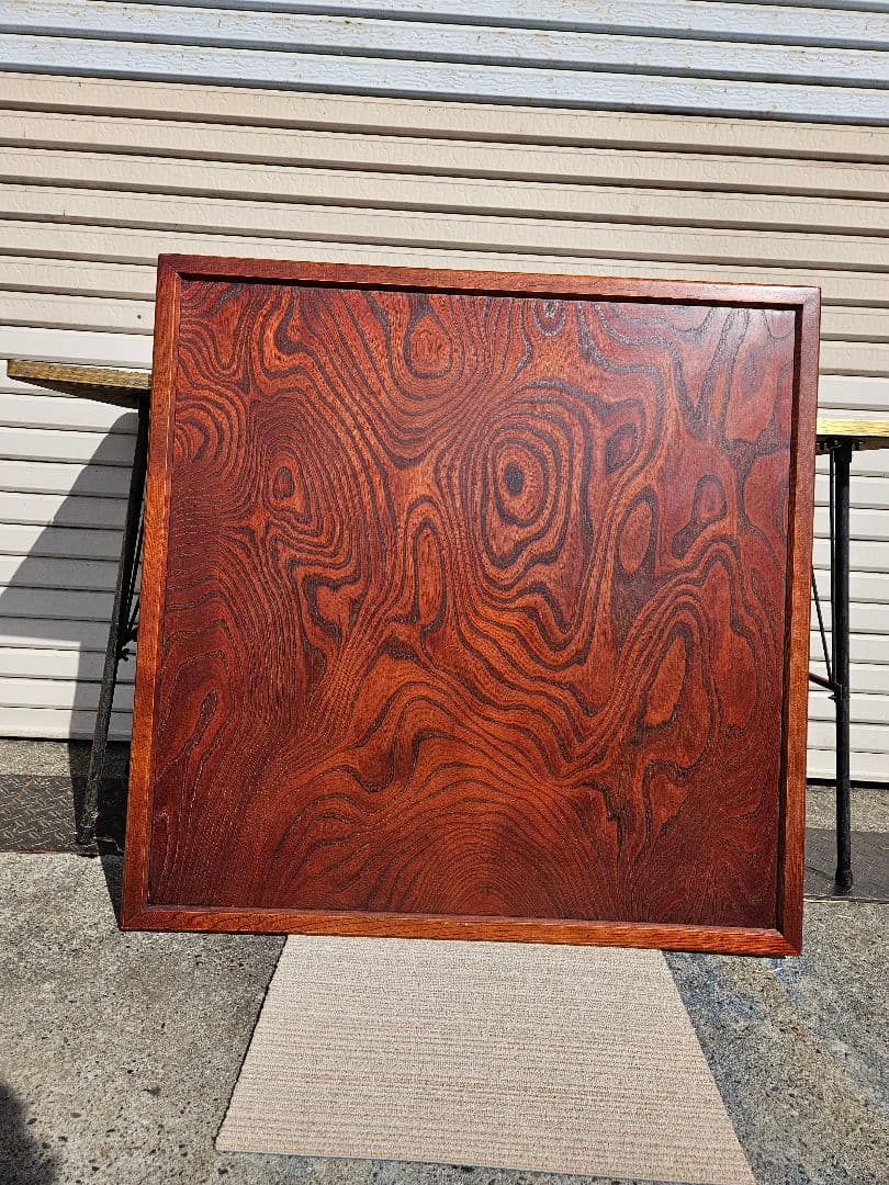 ジャパンヴィンテージ 欅の一枚板 こたつ板 天板 木製 無垢材 昭和レトロ