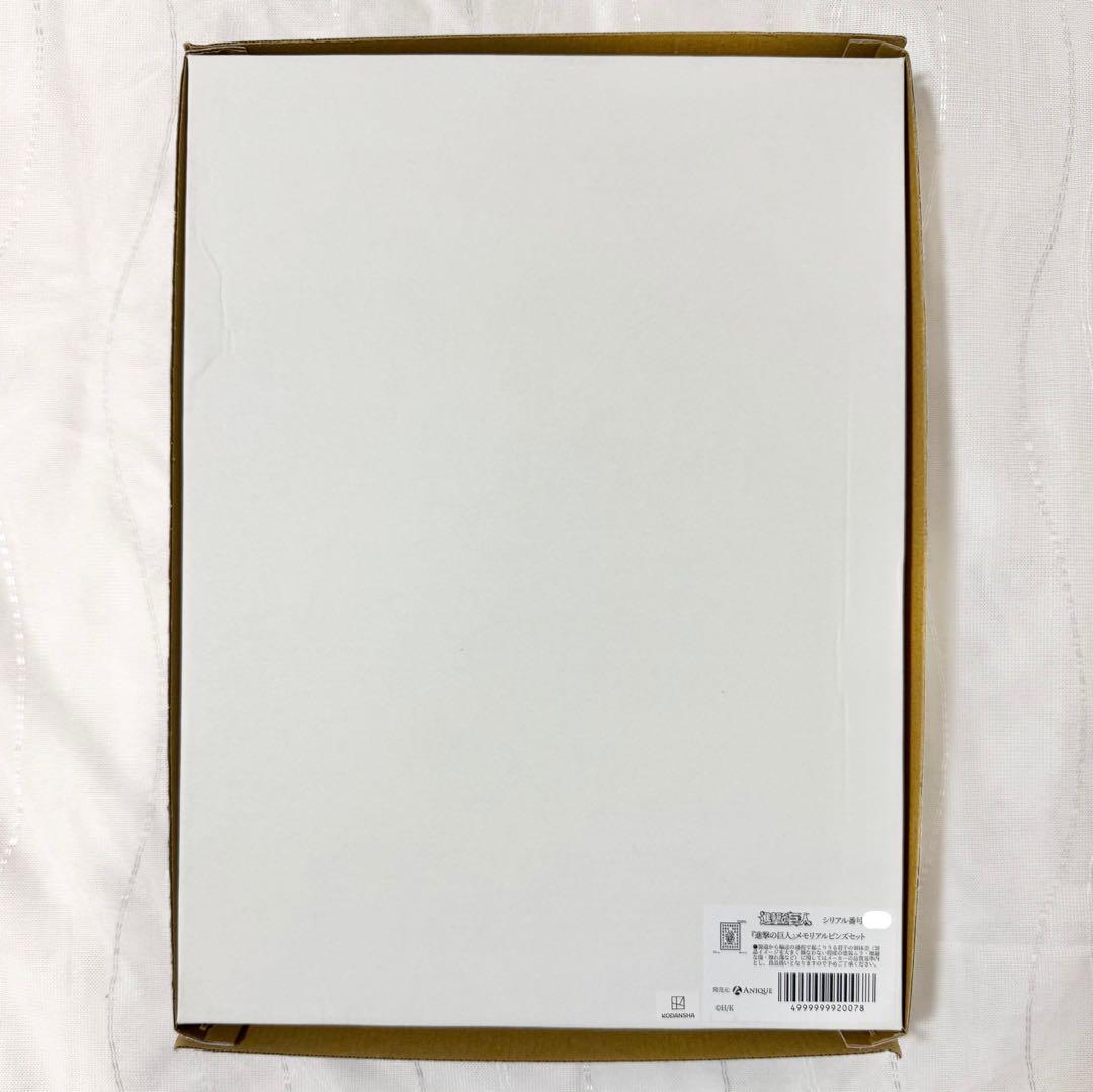 【300個限定】進撃の巨人 anique メモリアルピンズセット 完結1周年記念