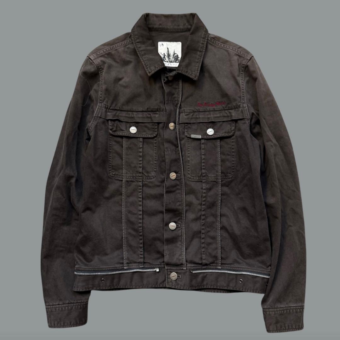 UNDERCOVERアンダーカバー 刺繍 フェード加工ジャケット Gジャン型