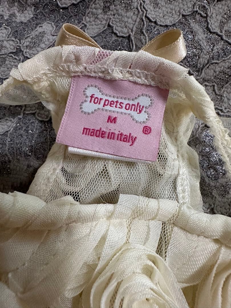 イタリアブランド　for pets only 花びらのドレス