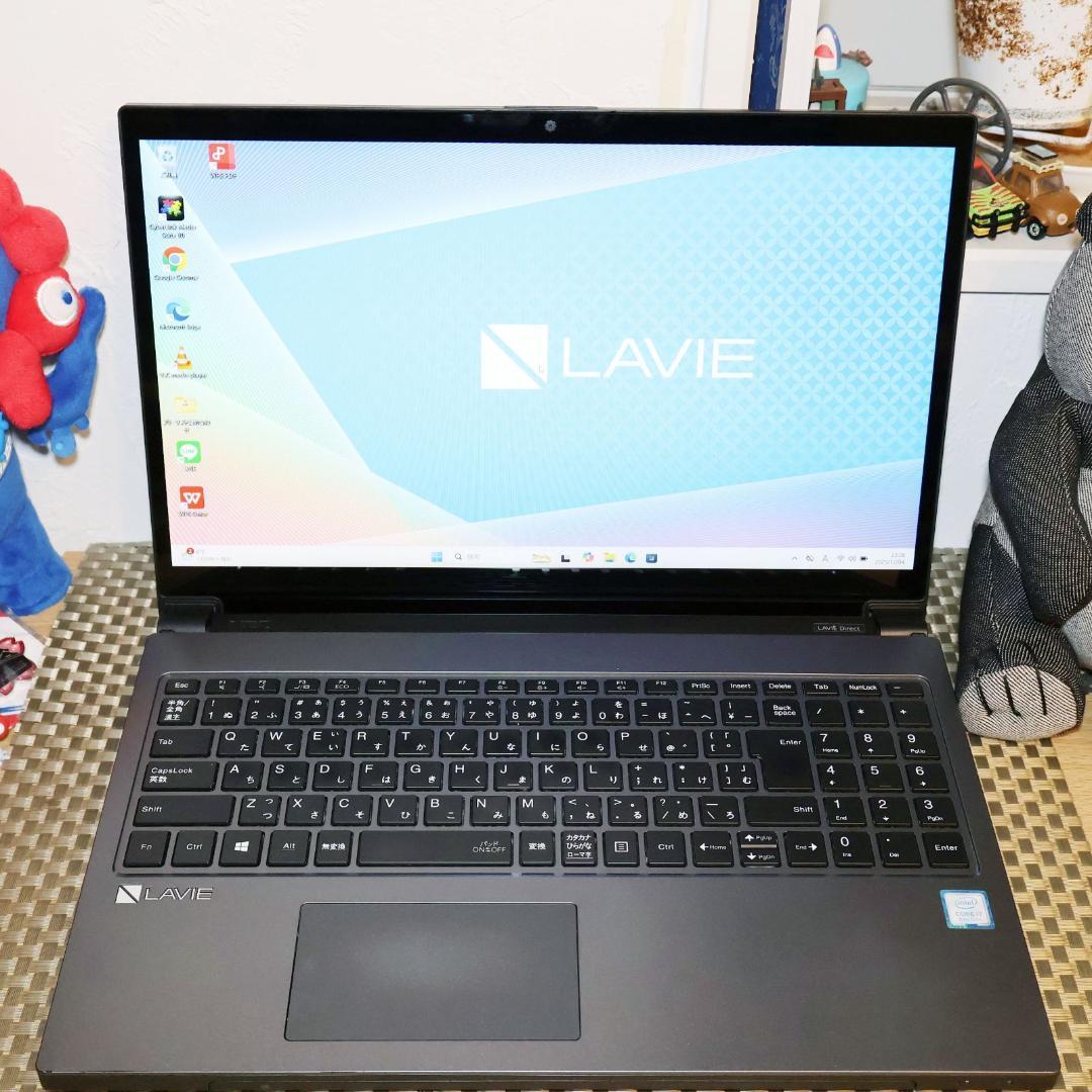 Win11公式対応Corei7/メ16G/高速SSD+HDD/BD/無線/カメラ