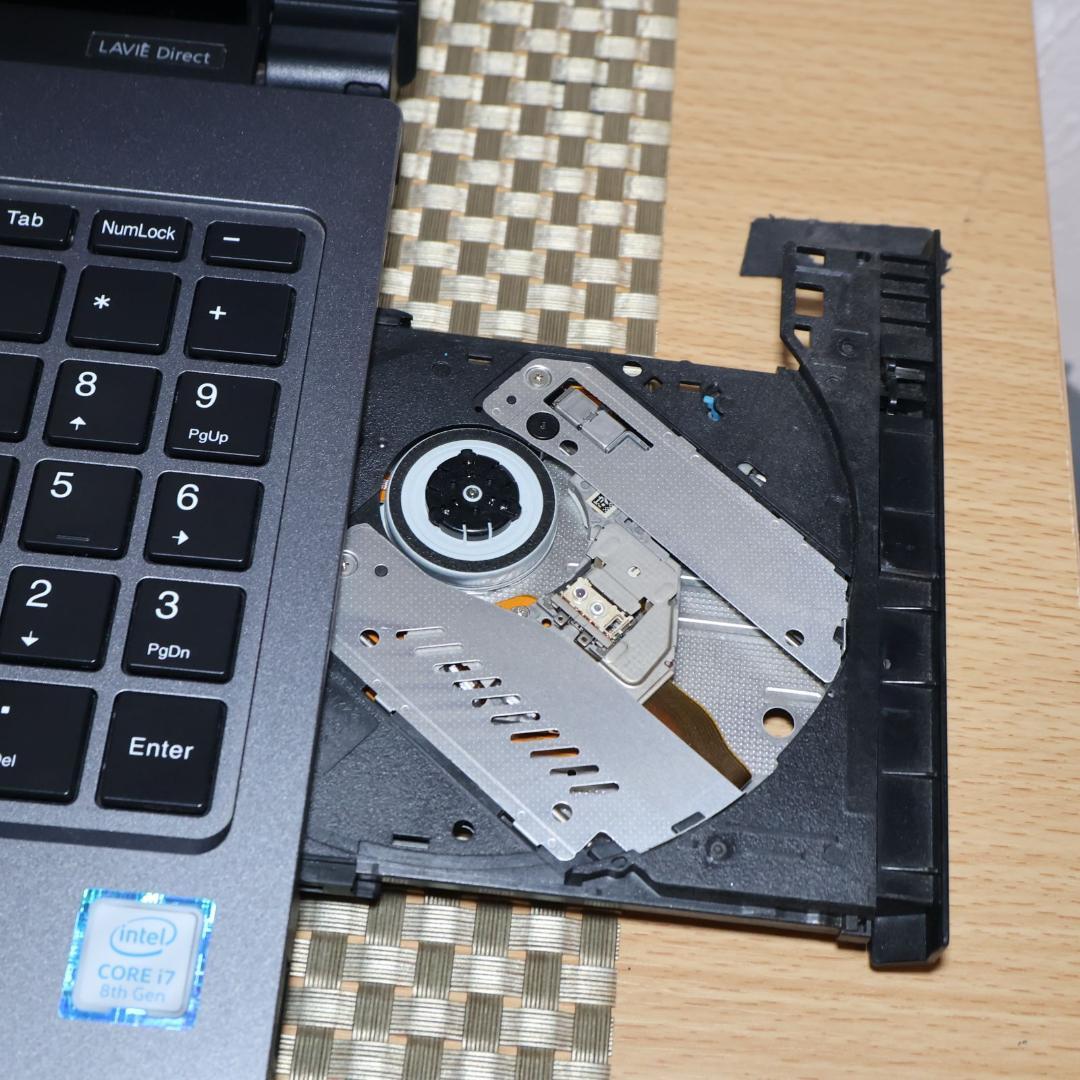 Win11公式対応Corei7/メ16G/高速SSD+HDD/BD/無線/カメラ