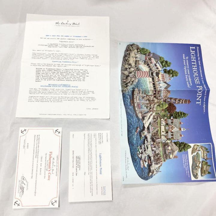 ダンバリーミント 海辺の街並み Fisherman's Cove ジオラマ