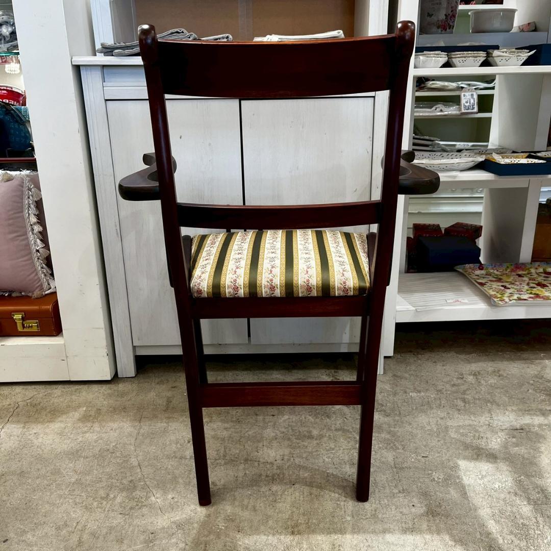 イギリス家具 リージェンシー様式 マホガニー アームチェア ダイニングチェア