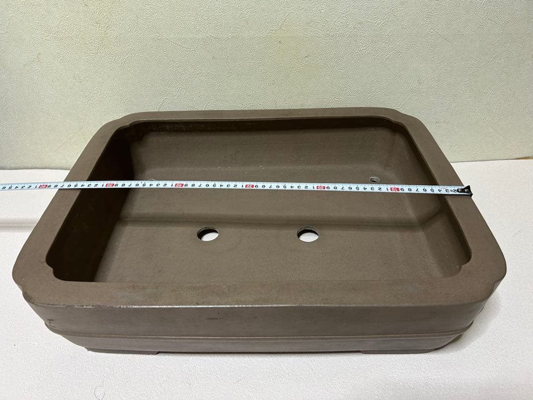 大型　三峰　盆栽鉢