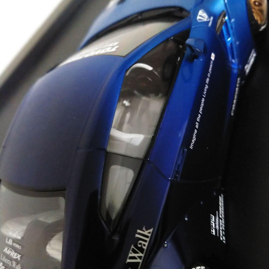 アオシマ1/24リバティウォークLBGT-R35プラモデル完成品