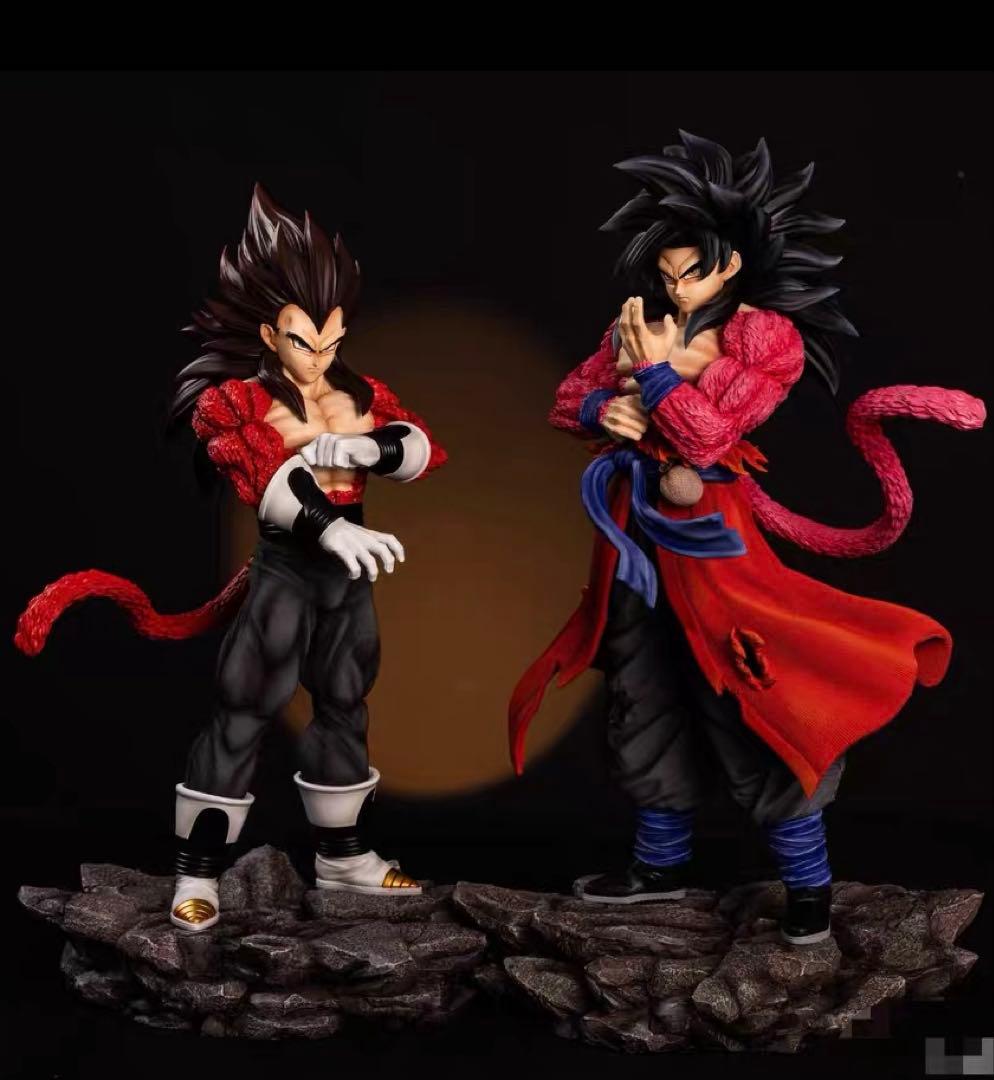 ドラゴンボール 孫悟空　SSJ4 & ベジータ　フィギュア　ガレージキットセット
