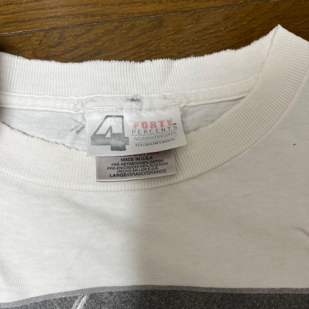 90s　forty percent against rights tee