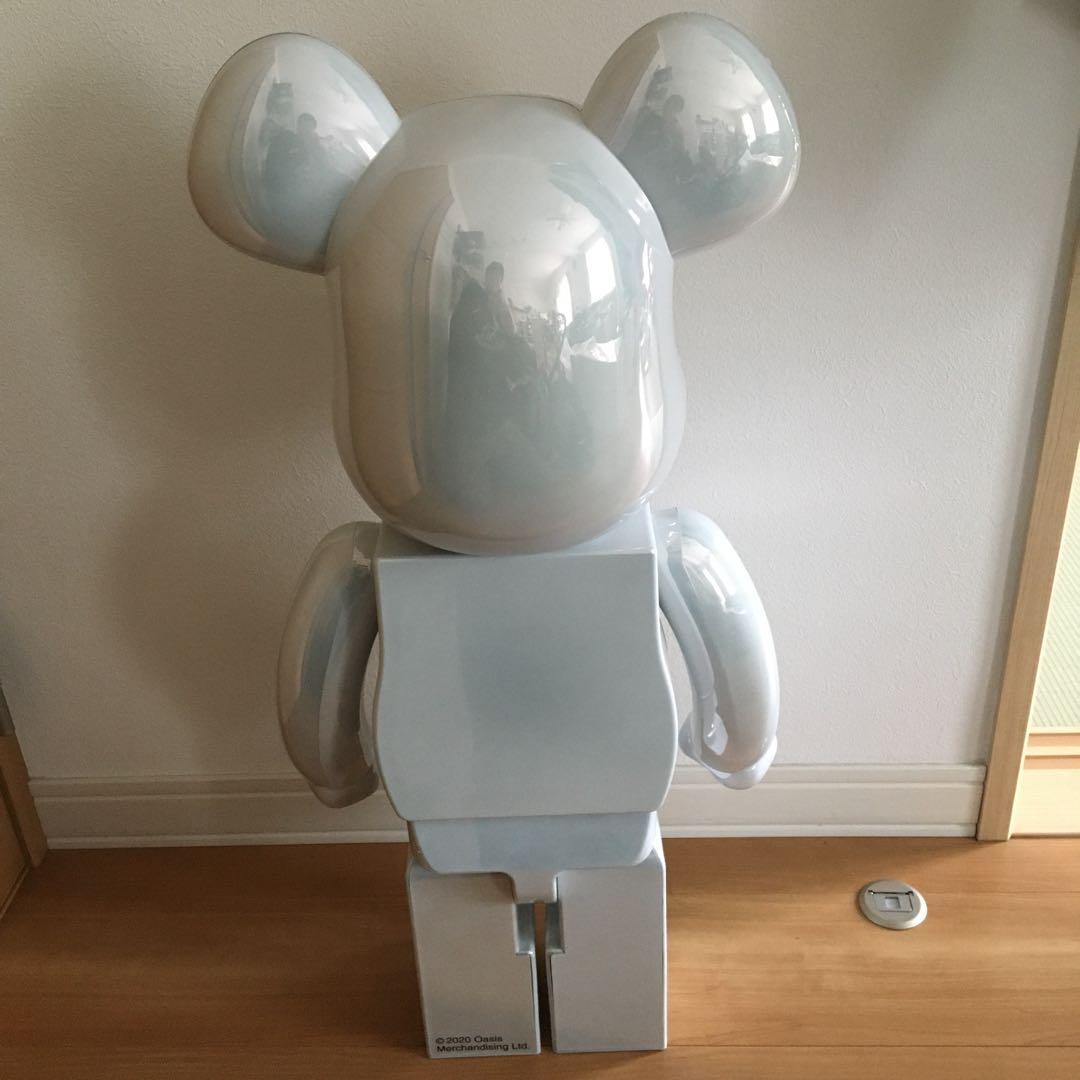 ベアブリック 1000% oasis ホワイトバージョン　美品