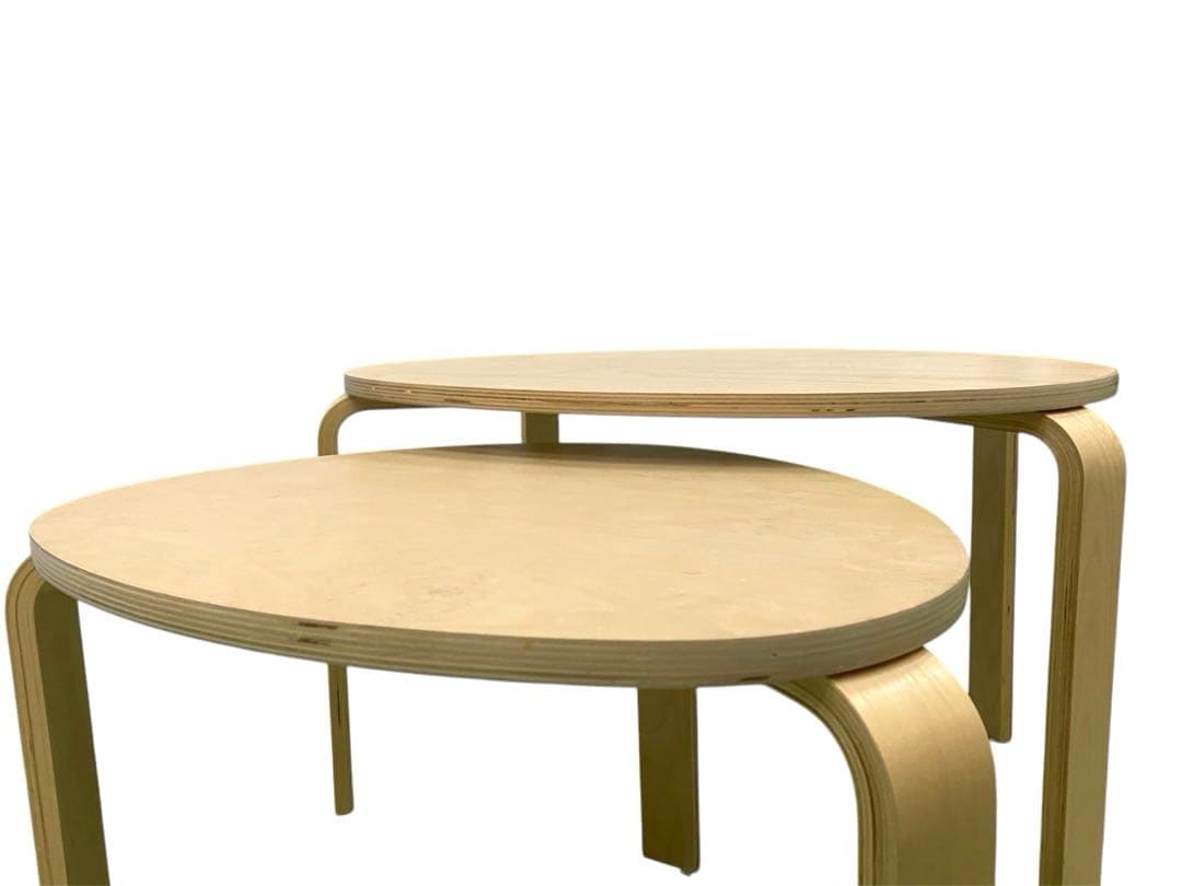 【 美品 】IKEA スヴァルスタ ネストテーブル2点セット