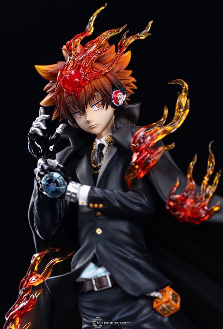 家庭教師ヒットマンREBORN! 沢田綱吉 ⑨ ガレージキット ガレキ スタチュ