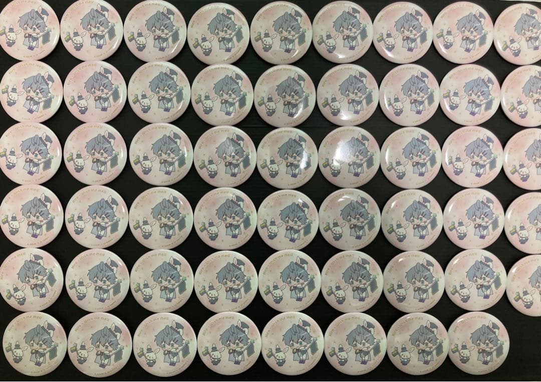 カラフルピーチ　ヒロ　缶バッジ　56個セット　サンリオ