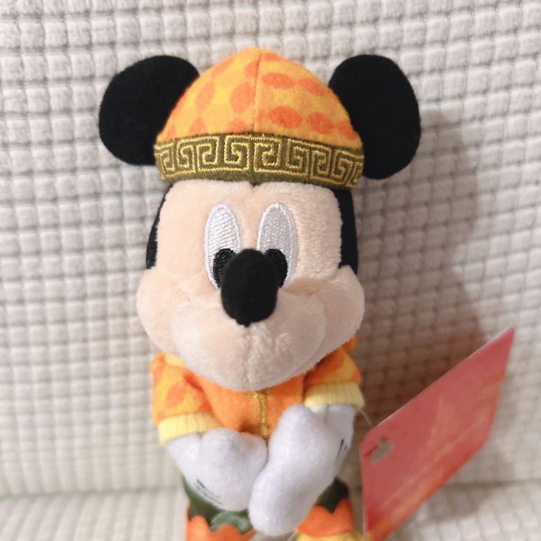 【新品】香港ディズニー 春節 ミッキー ミニー ぬいぐるみ バッグチャーム